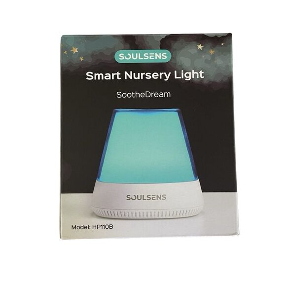 Smart Nursery Light for Kids and Babies Teal White Night Light Noise Machine - Picture 1 of 16